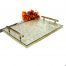 Lucite Challah Board - The Wave Gold Clear