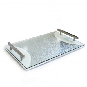 Lucite Challah Board - The Wave Handles Marble