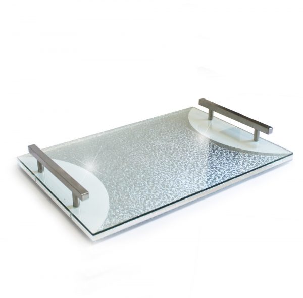Lucite Challah Board - The Wave Handles Marble
